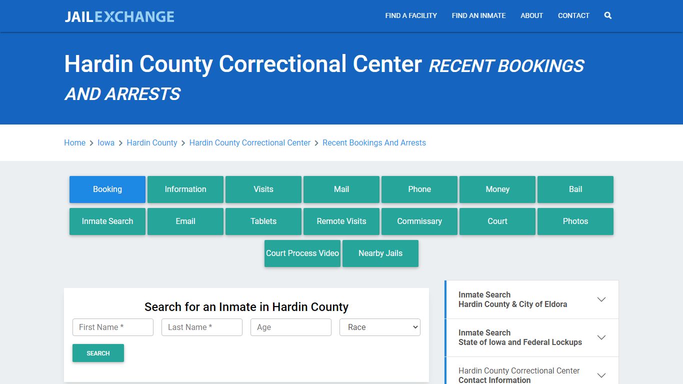 Hardin County Correctional Center Recent Bookings And Arrests